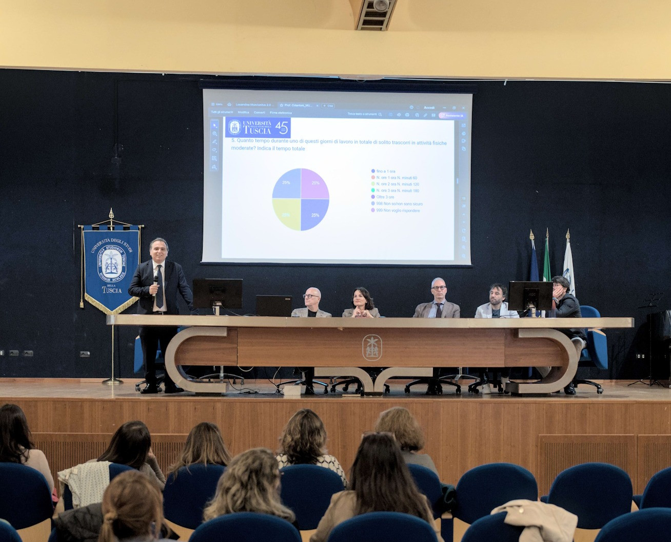 Benessere in ufficio: presentato all’Università della Tuscia il progetto “Muoviunitus 2.0” in collaborazione con la Asl di Viterbo