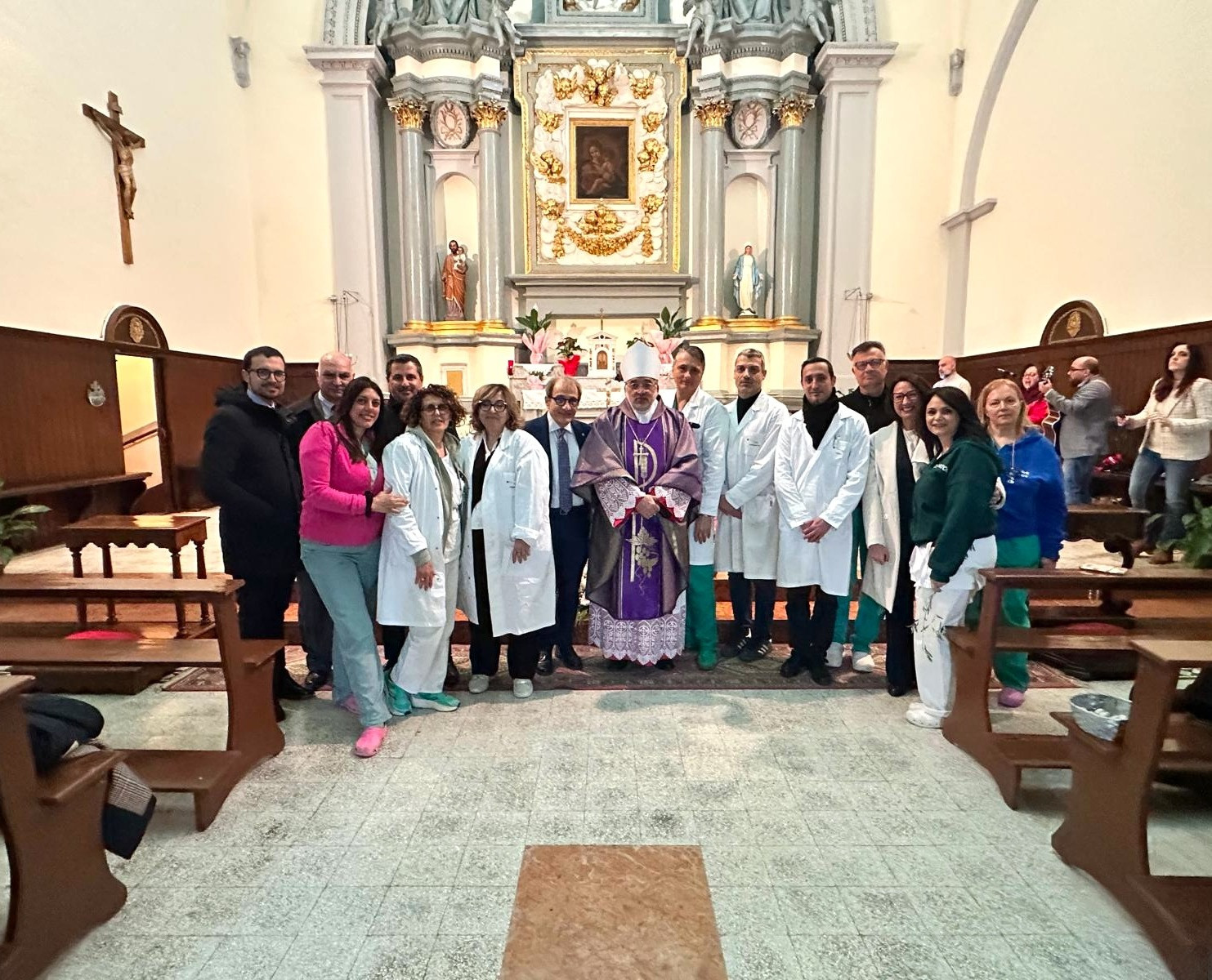 Civita Castellana, riaperta al culto la chiesa di Santa Maria delle grazie all’interno dell’ospedale Andosilla