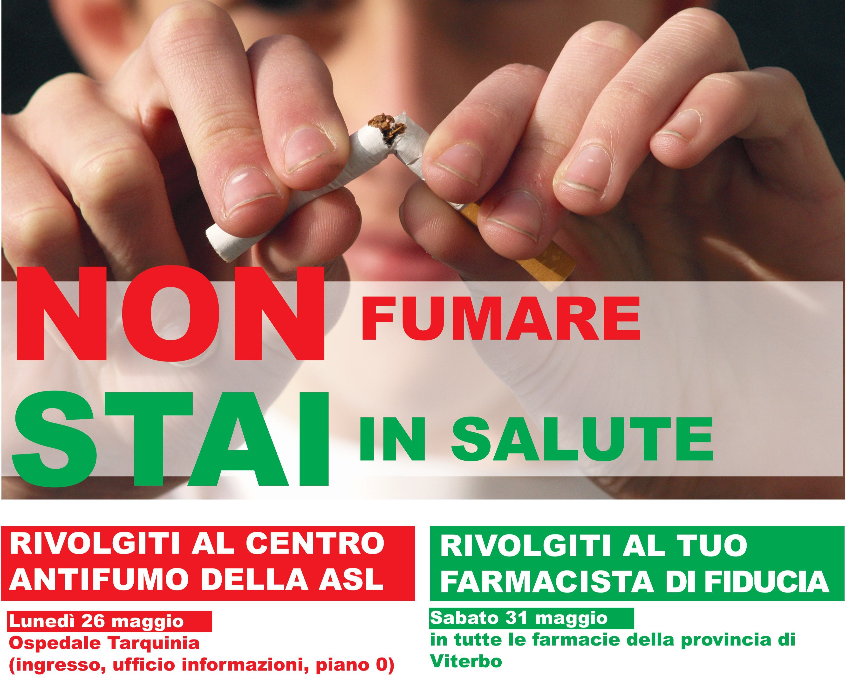 Giornata mondiale senza tabacco 2025: la Asl di Viterbo e i farmacisti della Tuscia in prima linea per promuovere la salute